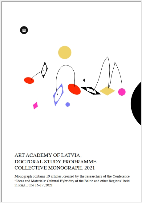 Cover of Art Academy of Latvia: Doctoral Study Programme Collective Monograph