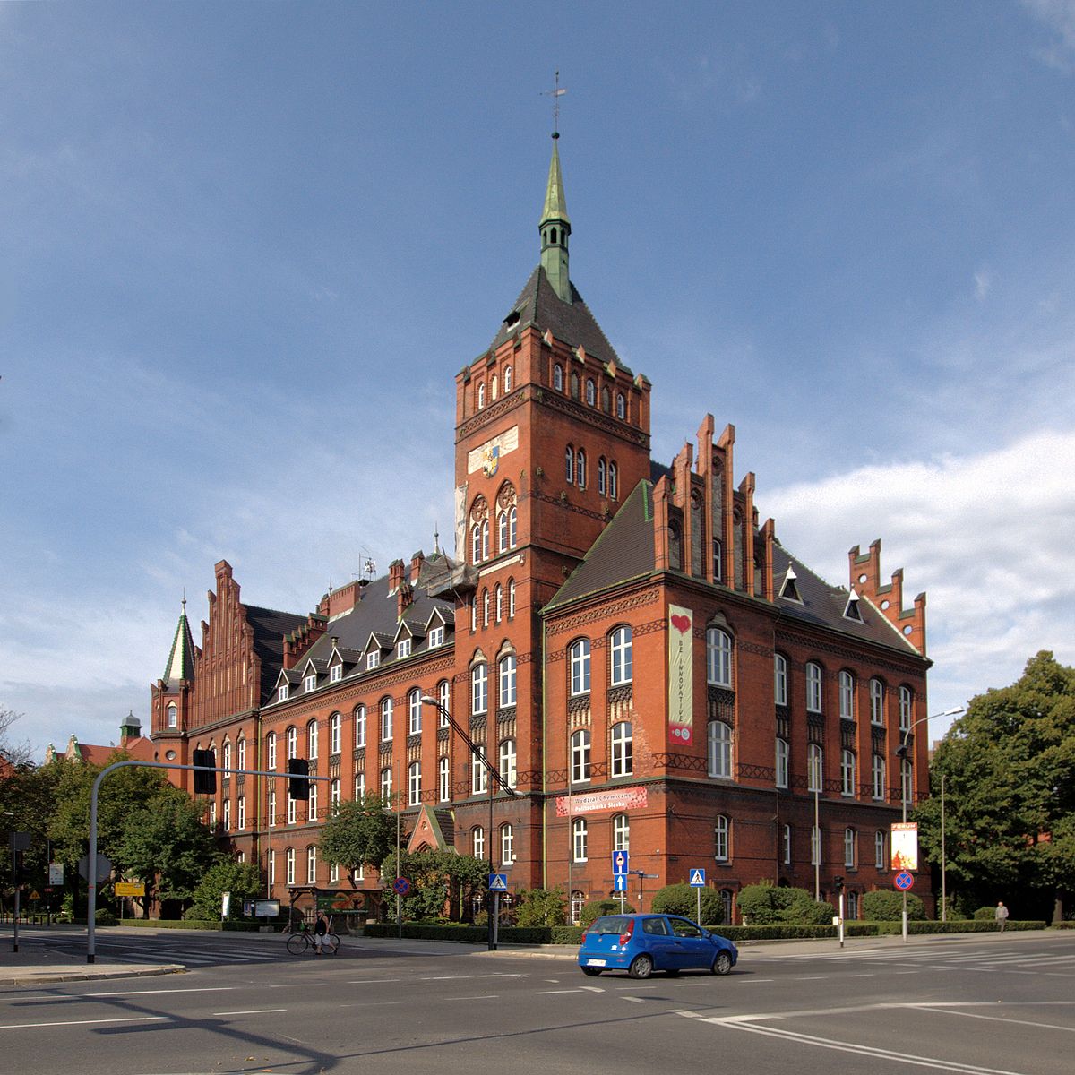 Silesian University of Technology building in Poland