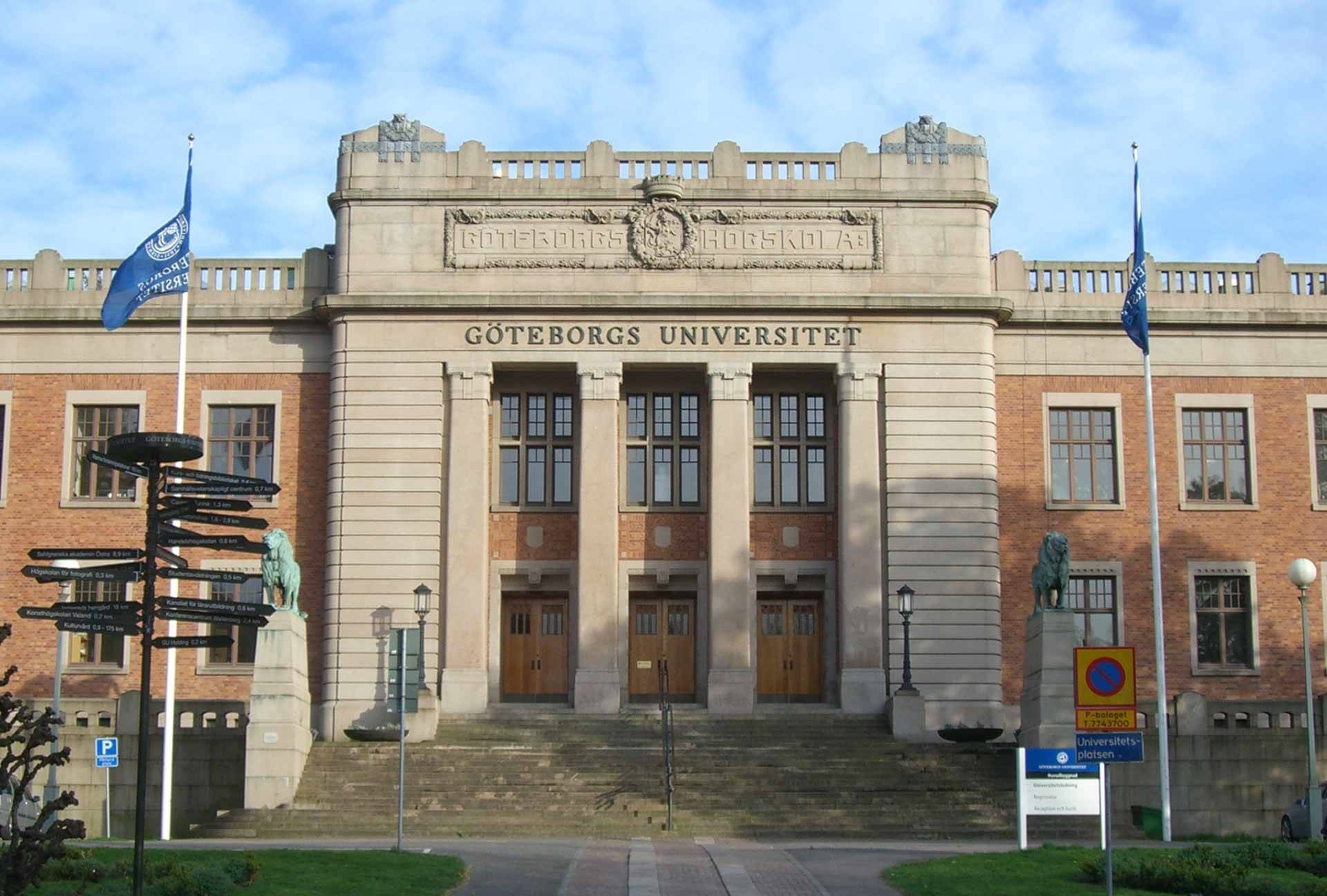 University of Gothenburg main entrance
