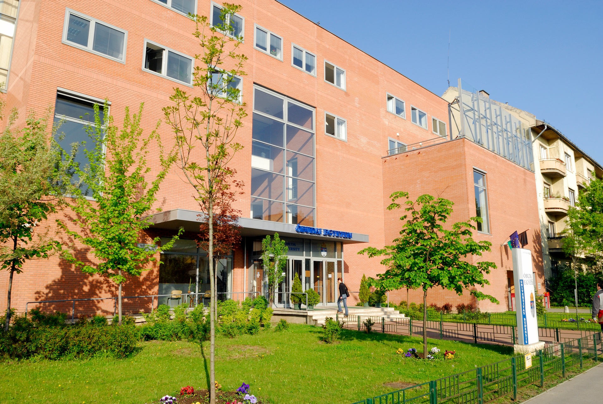 Óbuda University building in Hungary