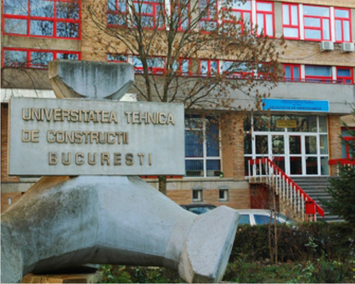 Technical University of Civil Engineering of Bucharest entrance