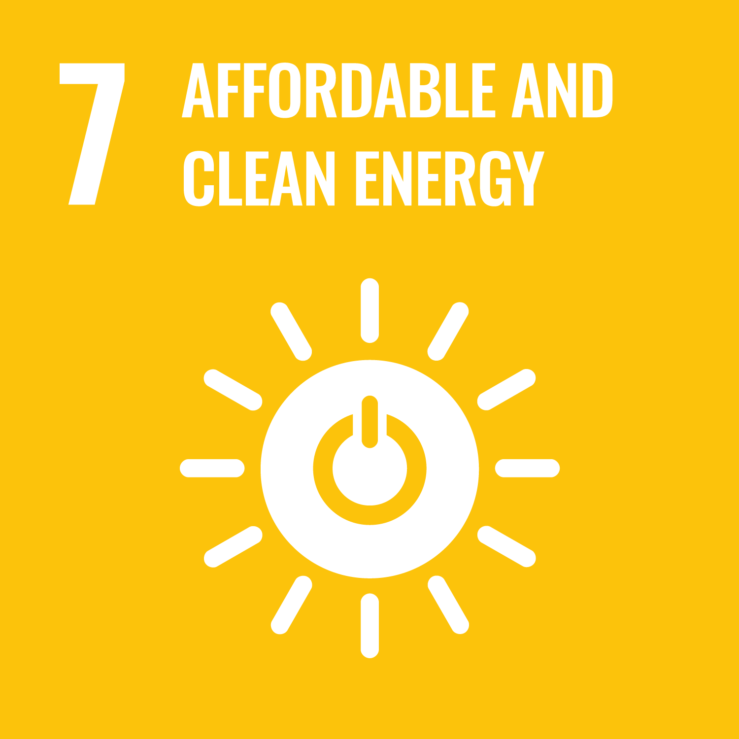 SDG 7：手頃な価格でクリーンなエネルギー